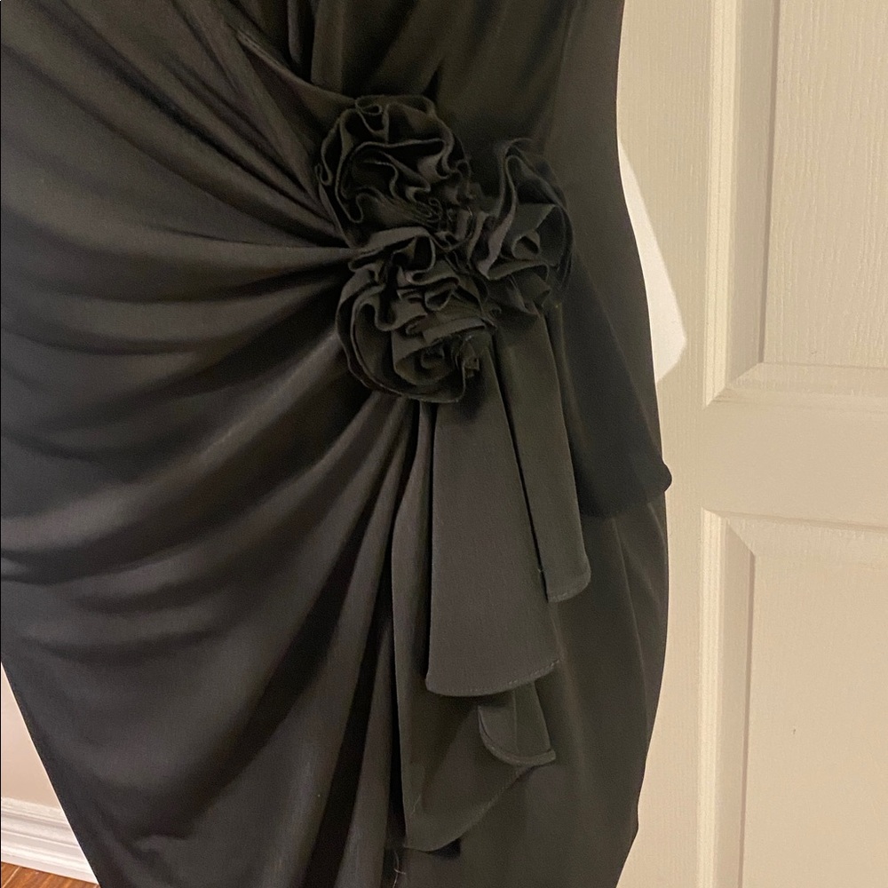 Black dress Julian Taylor size 16 - Picture 6 of 9